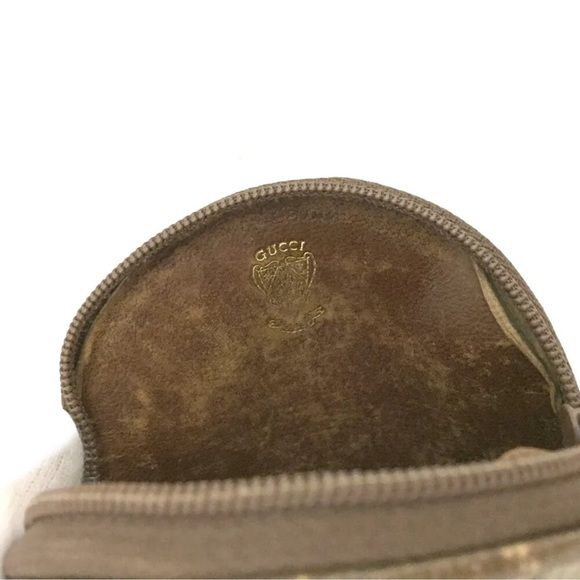 OLD GUCCI GG Logo PVC Coin Purse Wallet authentic - Picture 8 of 8